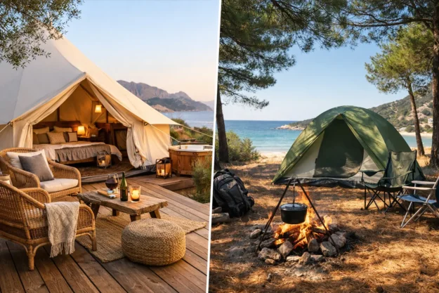 Glamping o campeggio tradizionale in Sardegna?