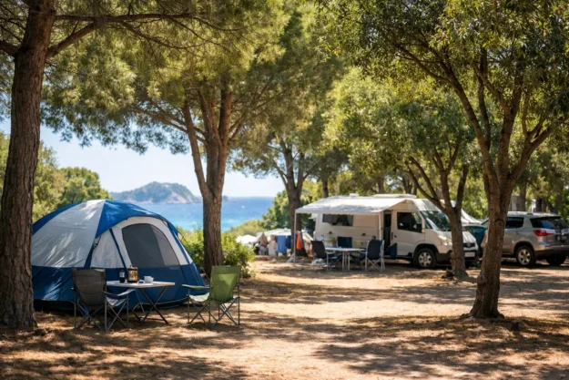 Guida alle piazzole ombreggiate in Sardegna