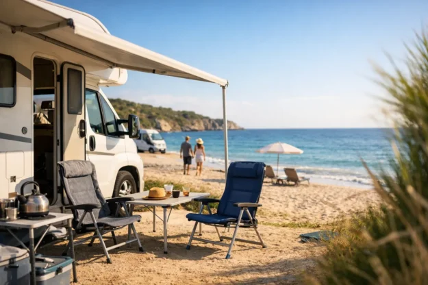 Come preparare un soggiorno camper al mare