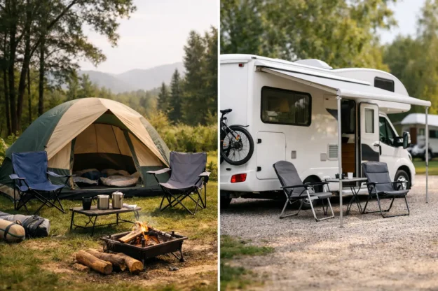 Piazzola tenda o camper: cosa scegliere