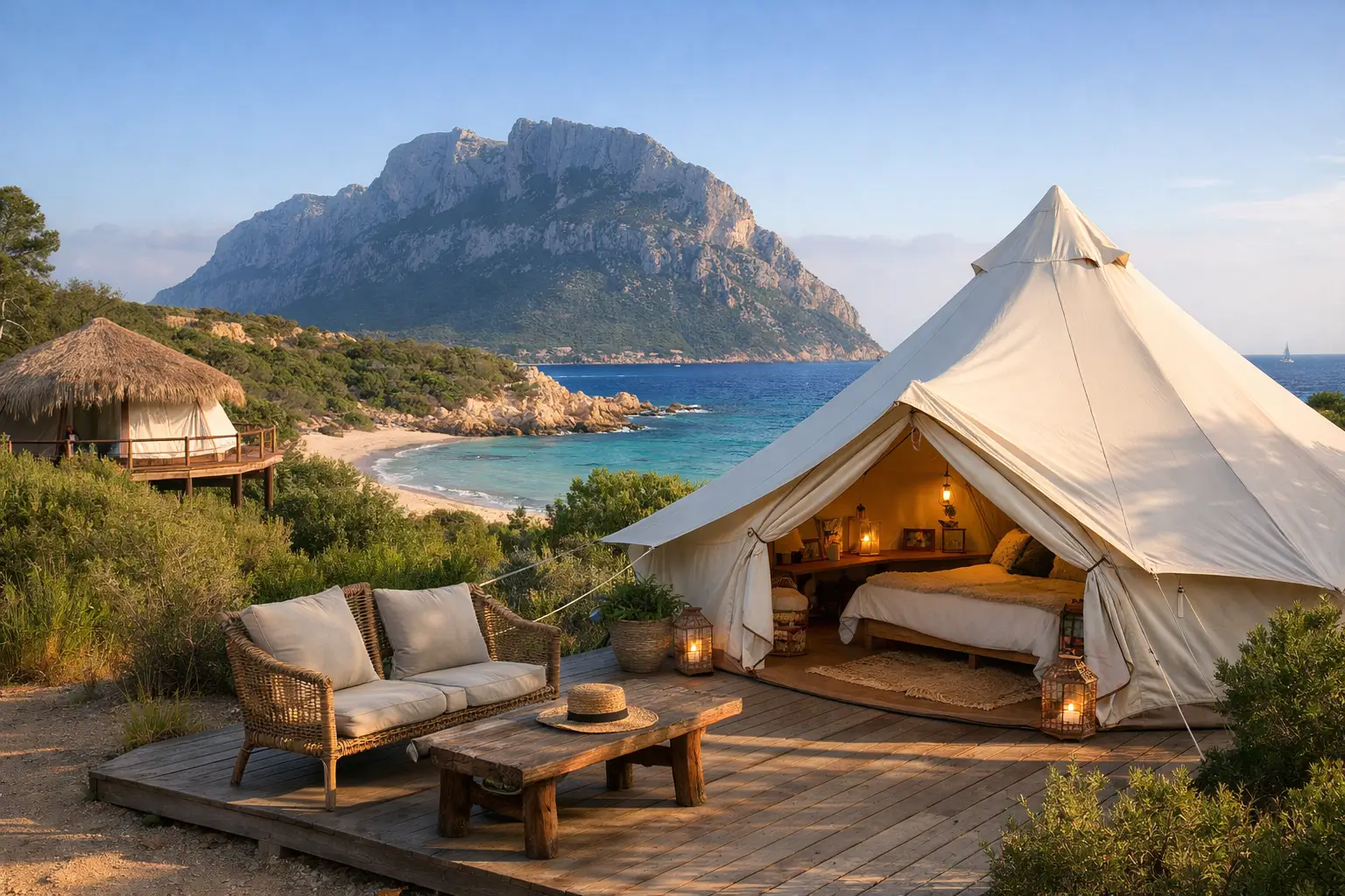 Glamping sostenibile Sardegna tra mare e natura