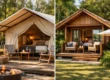 Tenda attrezzata o bungalow: quale scegliere?