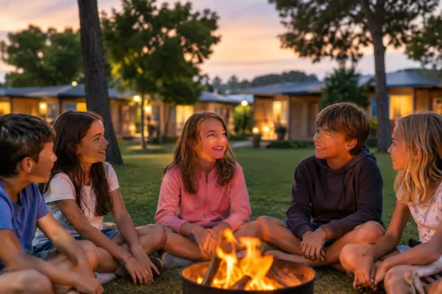 Attività serali in villaggio per bambini