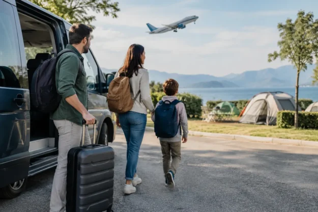 Come usare il transfer aeroporto per il campeggio