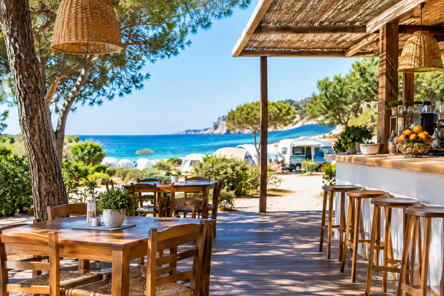 Campeggio con bar e ristorante in Sardegna Campeggio con bar e ristorante in Sardegna