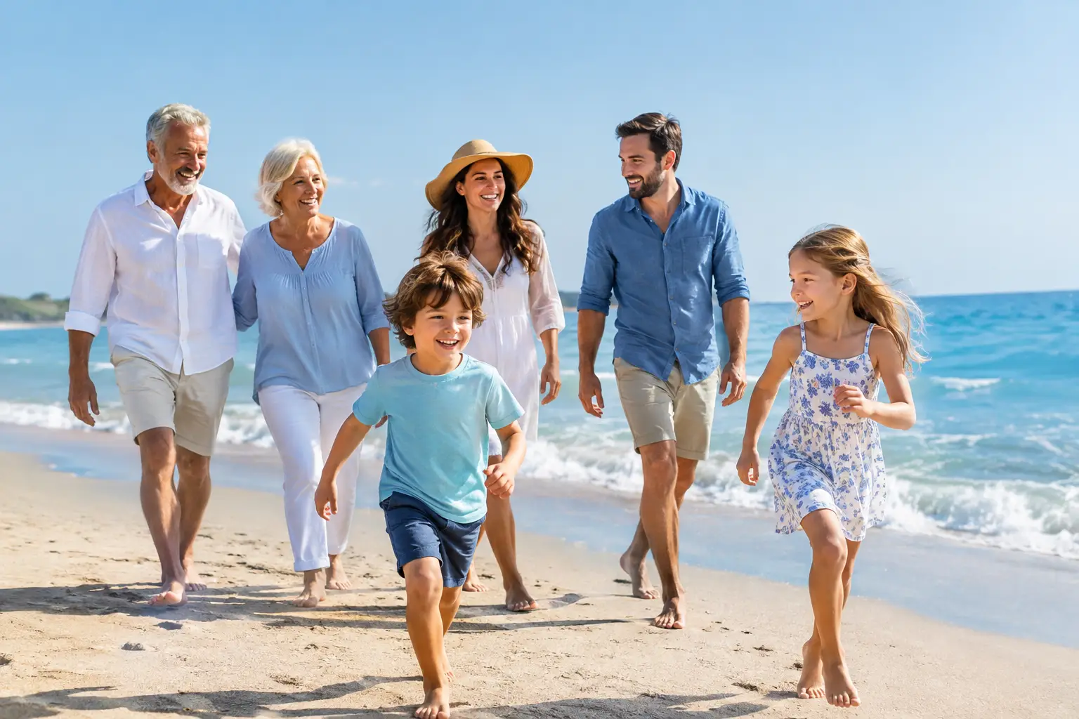 Esperienza vacanza multigenerazionale al mare
